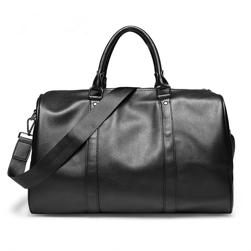 Men's Stylish Leather Travel Bag - Perfect for Any Journey