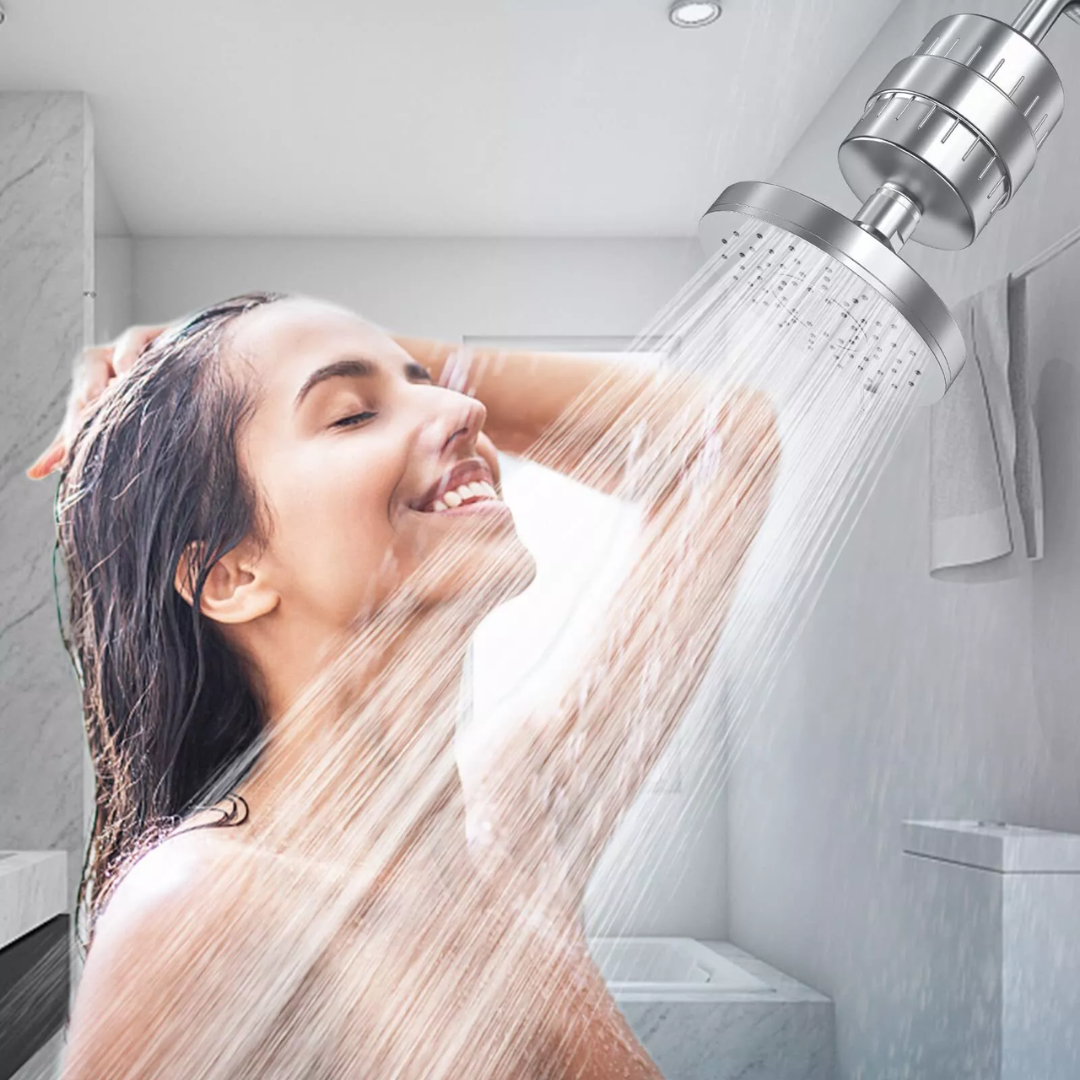 Transform Your Shower with the Radiant Skin & Hair Showerhead for Healthier Water