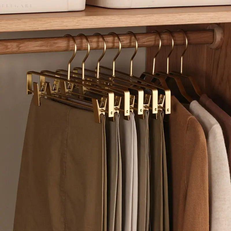 ClipEase Matte Non-Slip Trouser Hangers - Set of 5