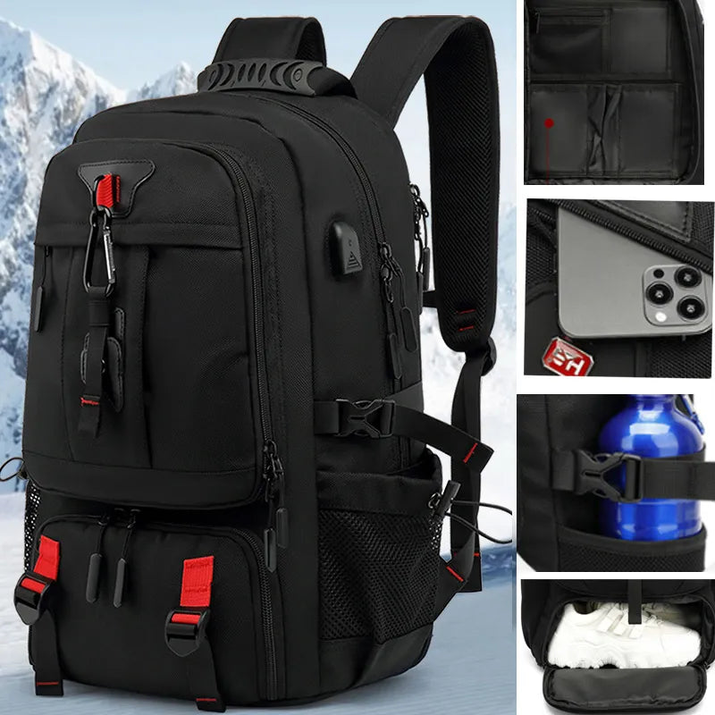 Discover the Tech Trek Pro 50-80L Backpack with USB Charging Port