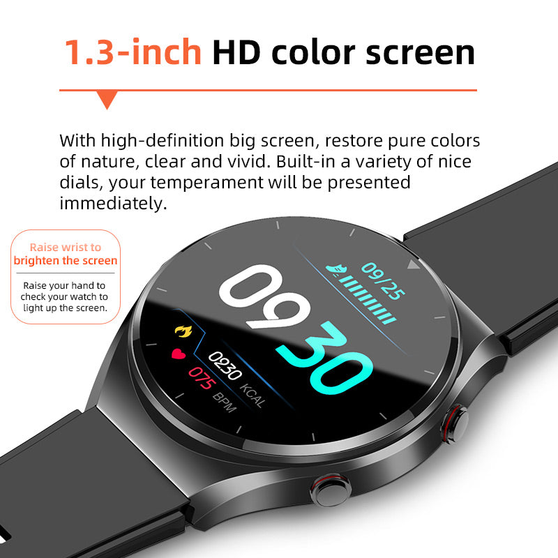 one click health monitor blood sugar glucose pressure ecg hrv watch