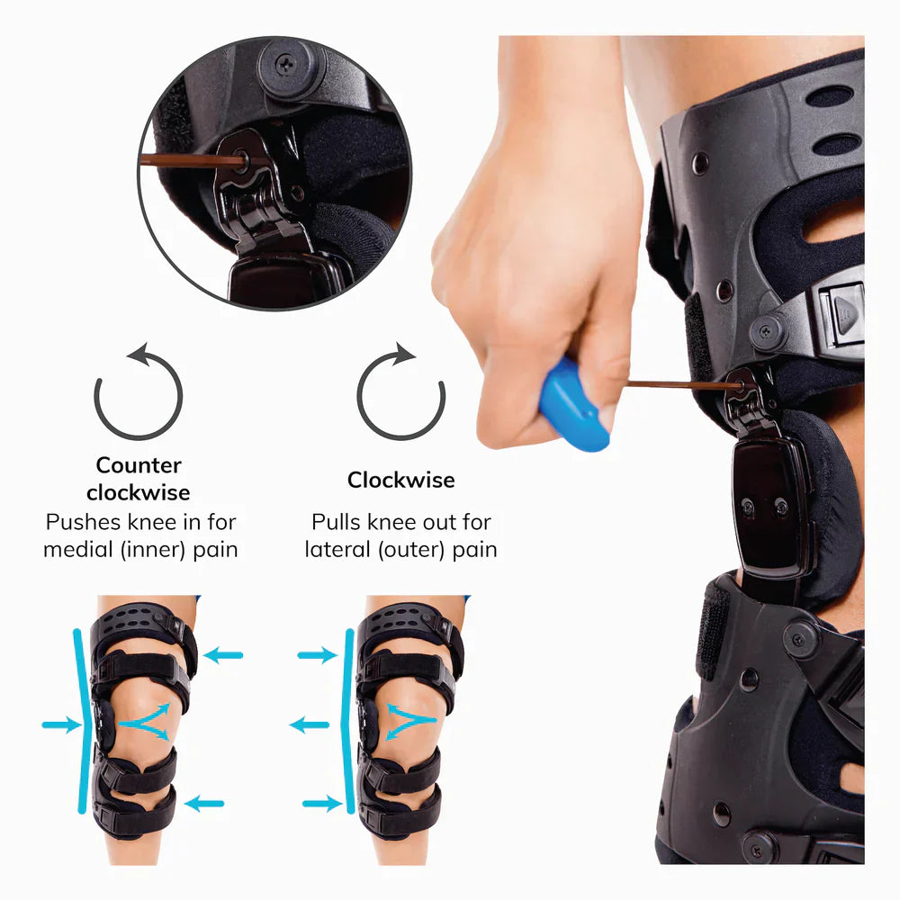 osteoarthritis knee brace medial lateral support bone pain