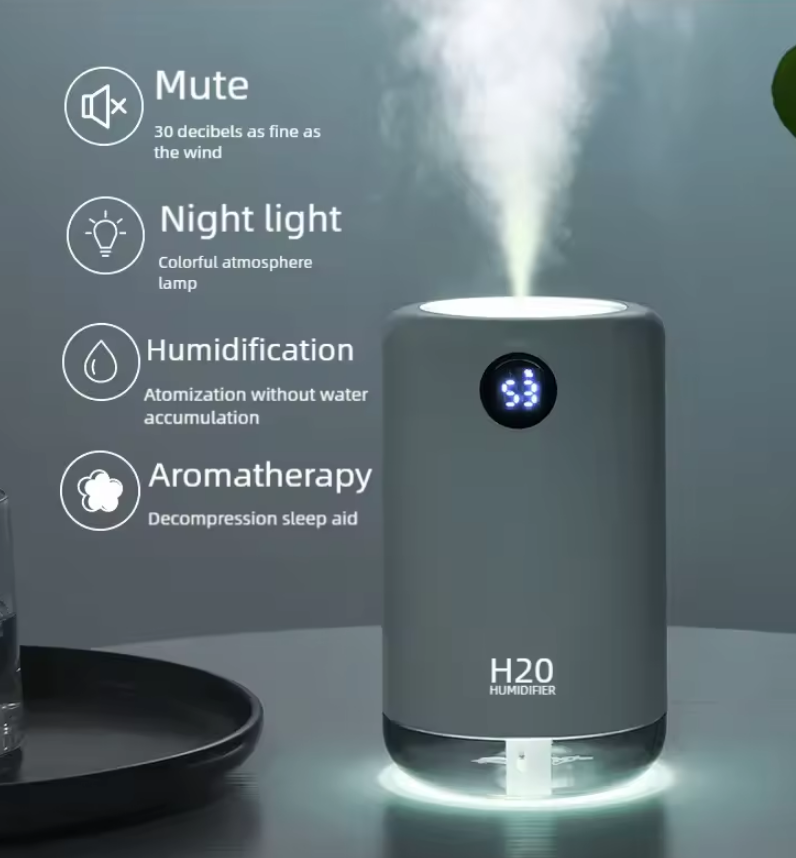 portable rechargeable humidifier compact wireless