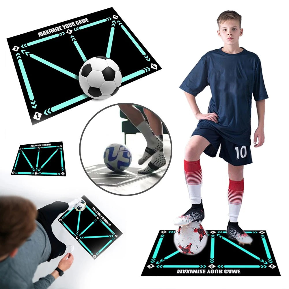 soccer training mat anti slip noise reduction