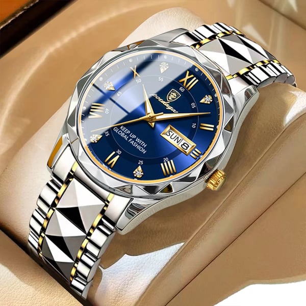 waterproof luxury mens watch top brand luminous feature