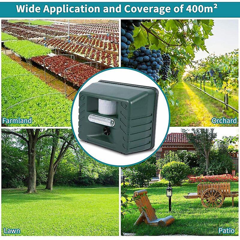 ultrasonic woodpecker repeller humane bird deterrent garden home