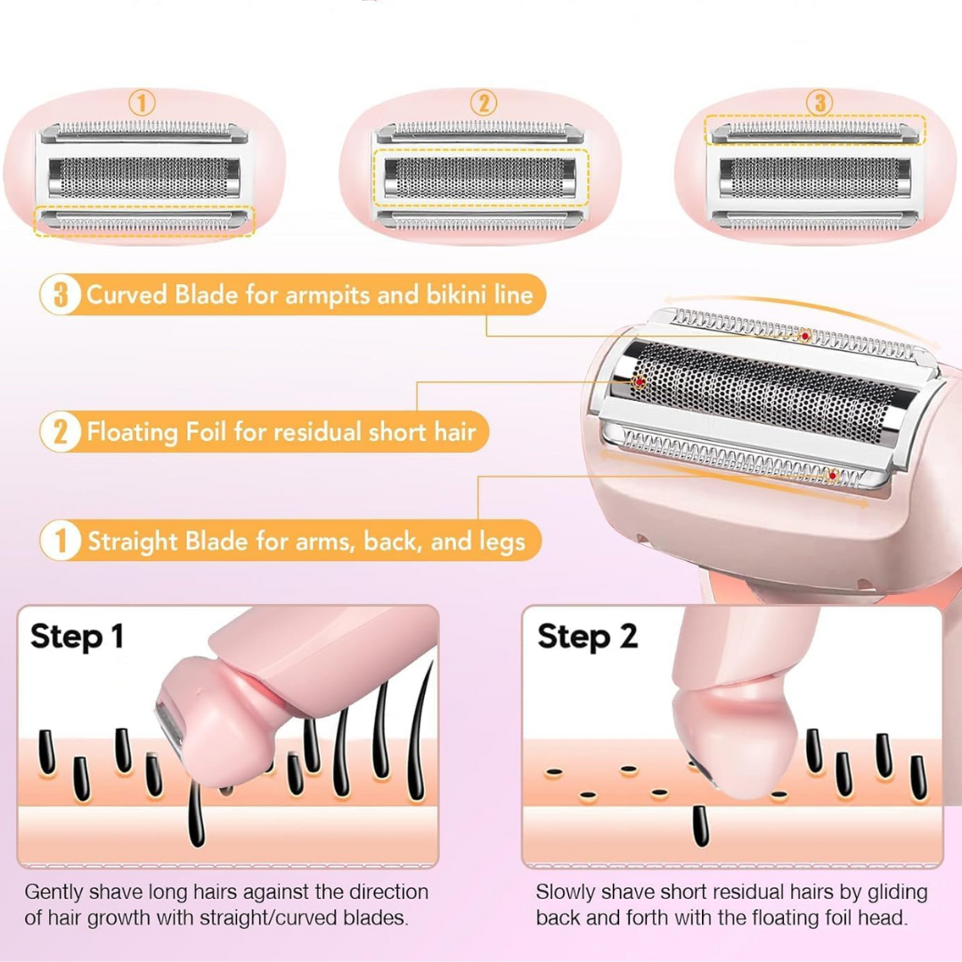 electric portable razor wet dry shaving friendly