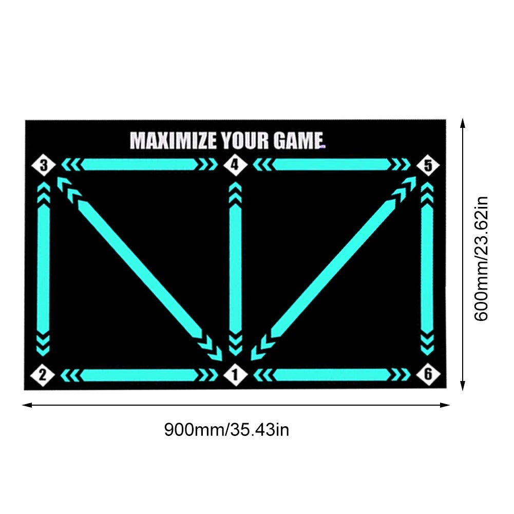 soccer training mat anti slip noise reduction