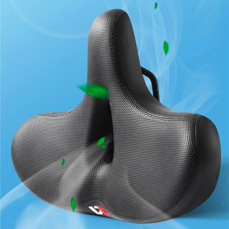 ride ease extra wide breathable comfortable bike saddle