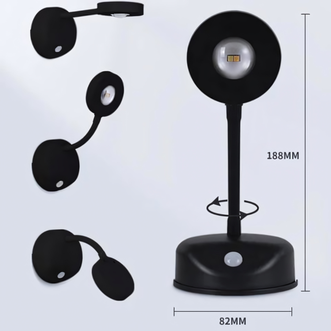 spark 360 wireless led spotlight motion sensor adjustable mount