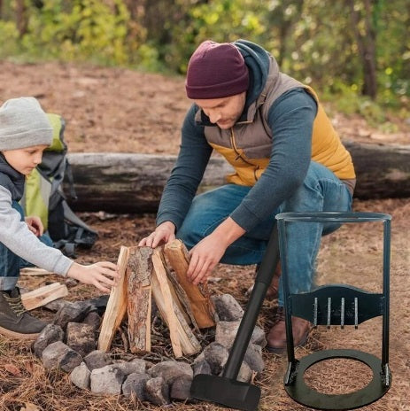 manual kindling log splitter firewood splitter guide
