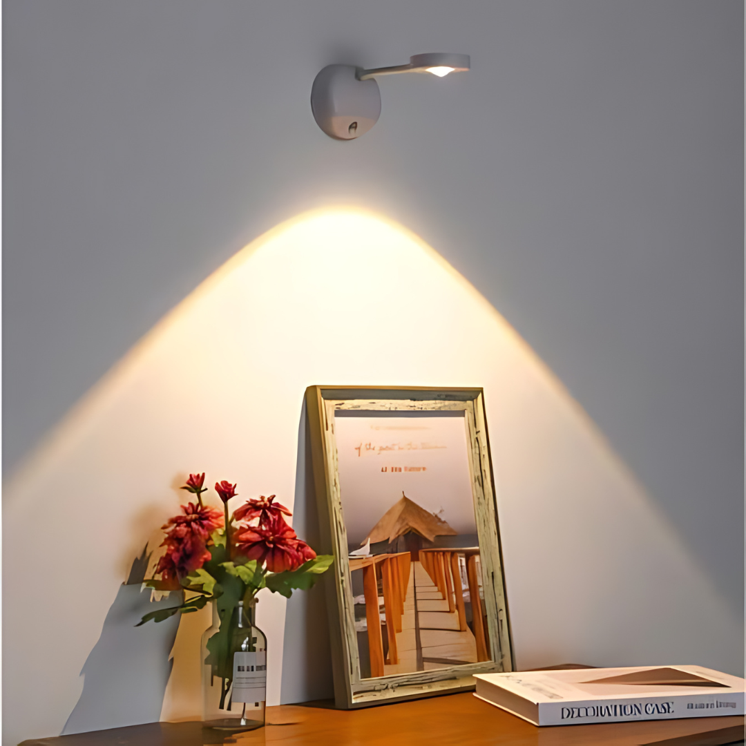 spark 360 wireless led spotlight motion sensor adjustable mount