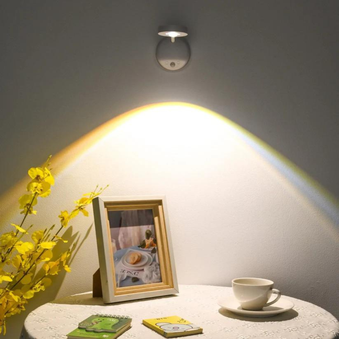 spark 360 wireless led spotlight motion sensor adjustable mount