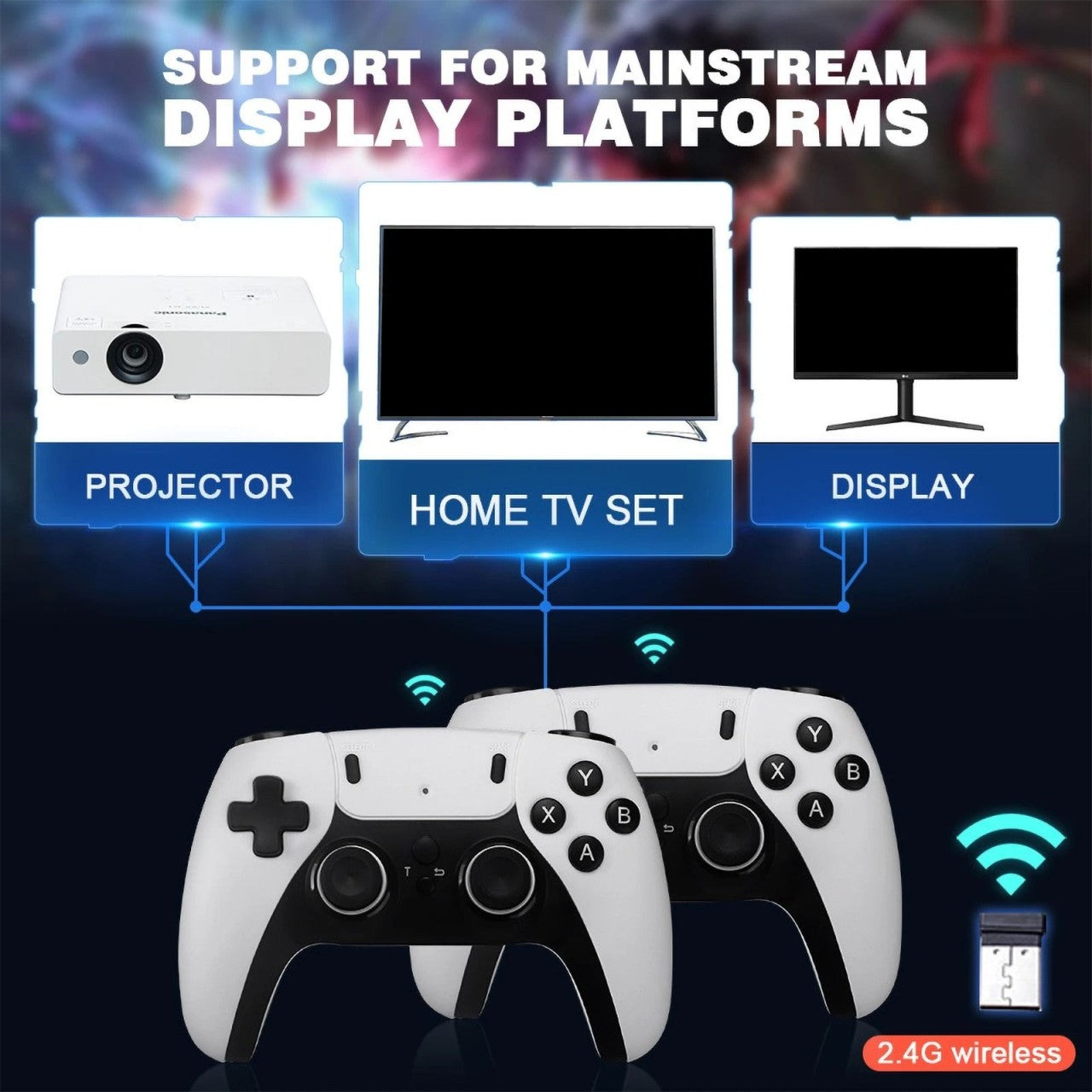 wireless gaming stick with 40000 features