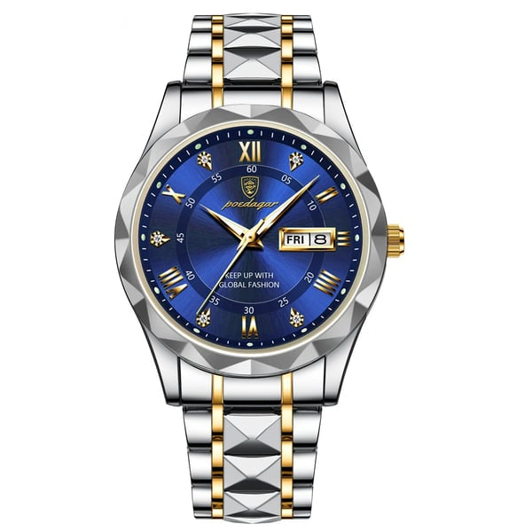 waterproof luxury mens watch top brand luminous feature