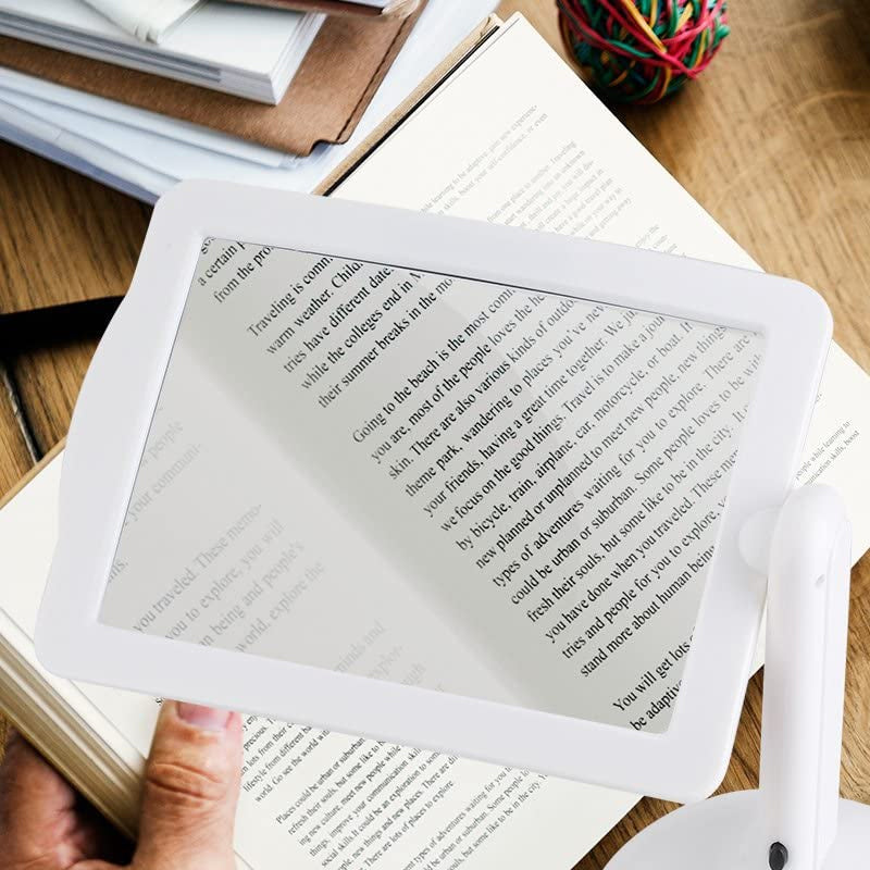 hands free led desk magnifier 3x precision work