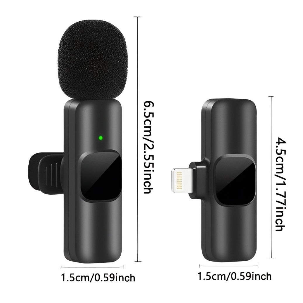 pro wireless lavalier microphone audio capture on the go