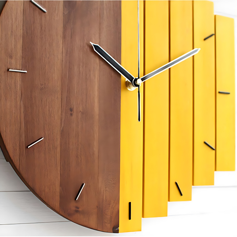 clarity time silent wall clock timeless minimalist design elegant inte
