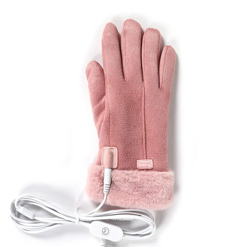 rechargeable heated winter gloves 5000mah touchscreen