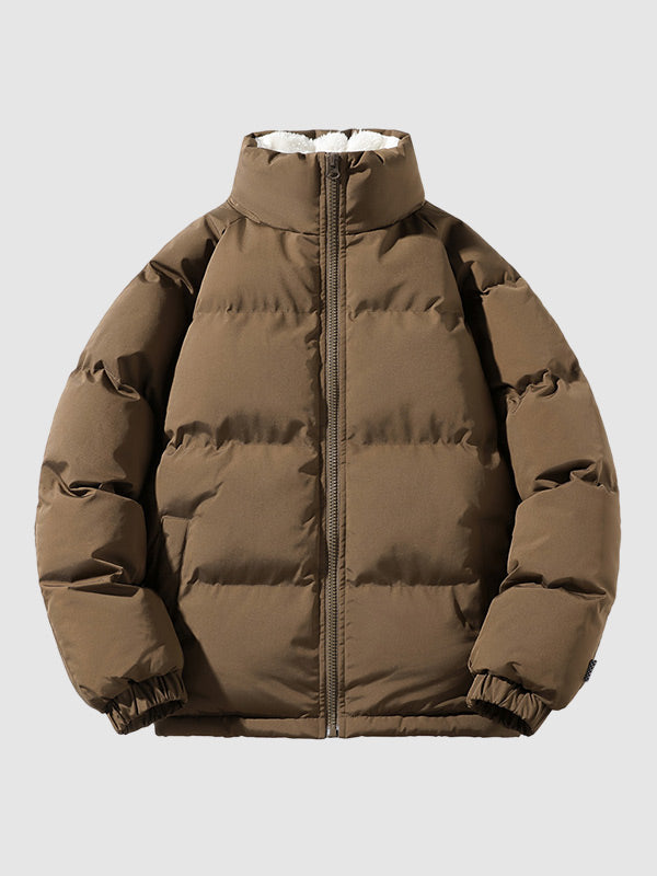 calvin mens fleece lined padded puffer jacket