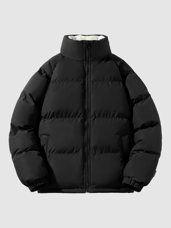 calvin mens fleece lined padded puffer jacket