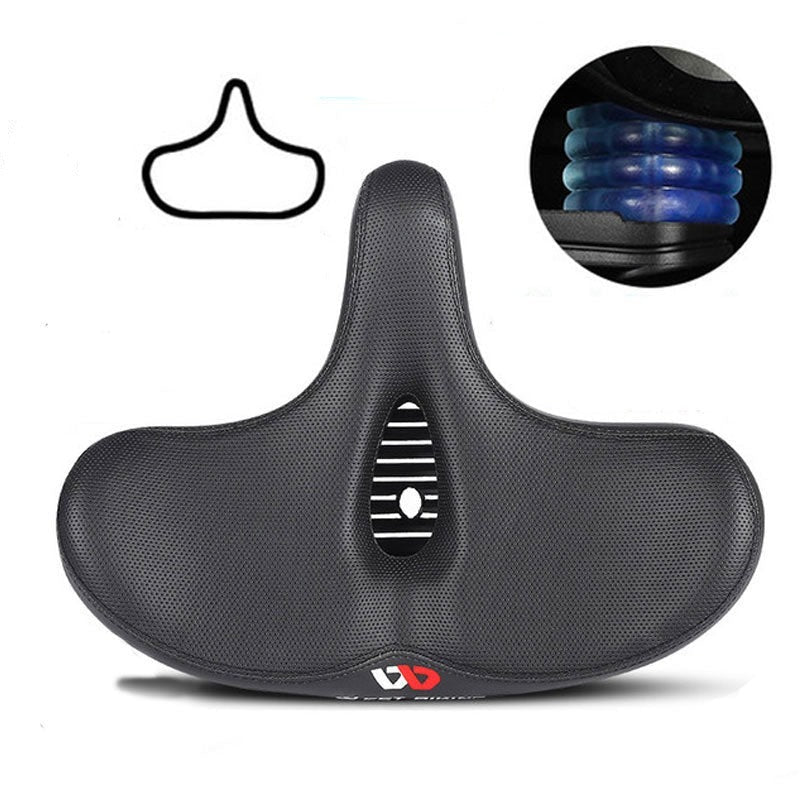 ride ease extra wide breathable comfortable bike saddle