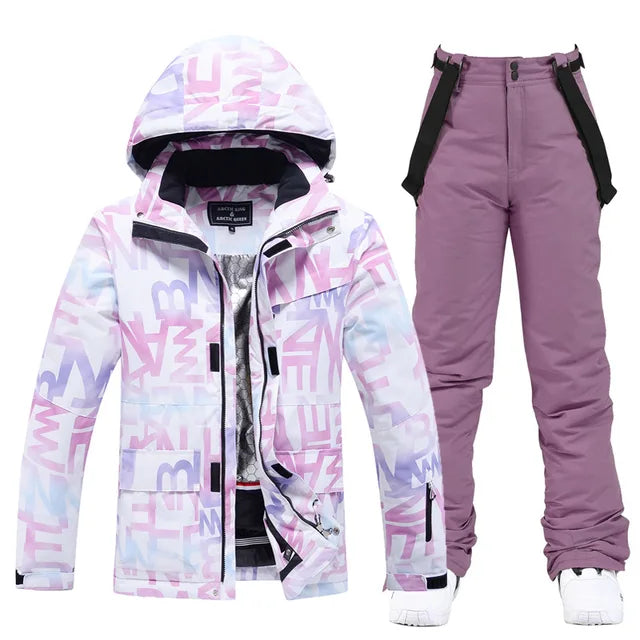 coralie stylish womens insulated ski suit