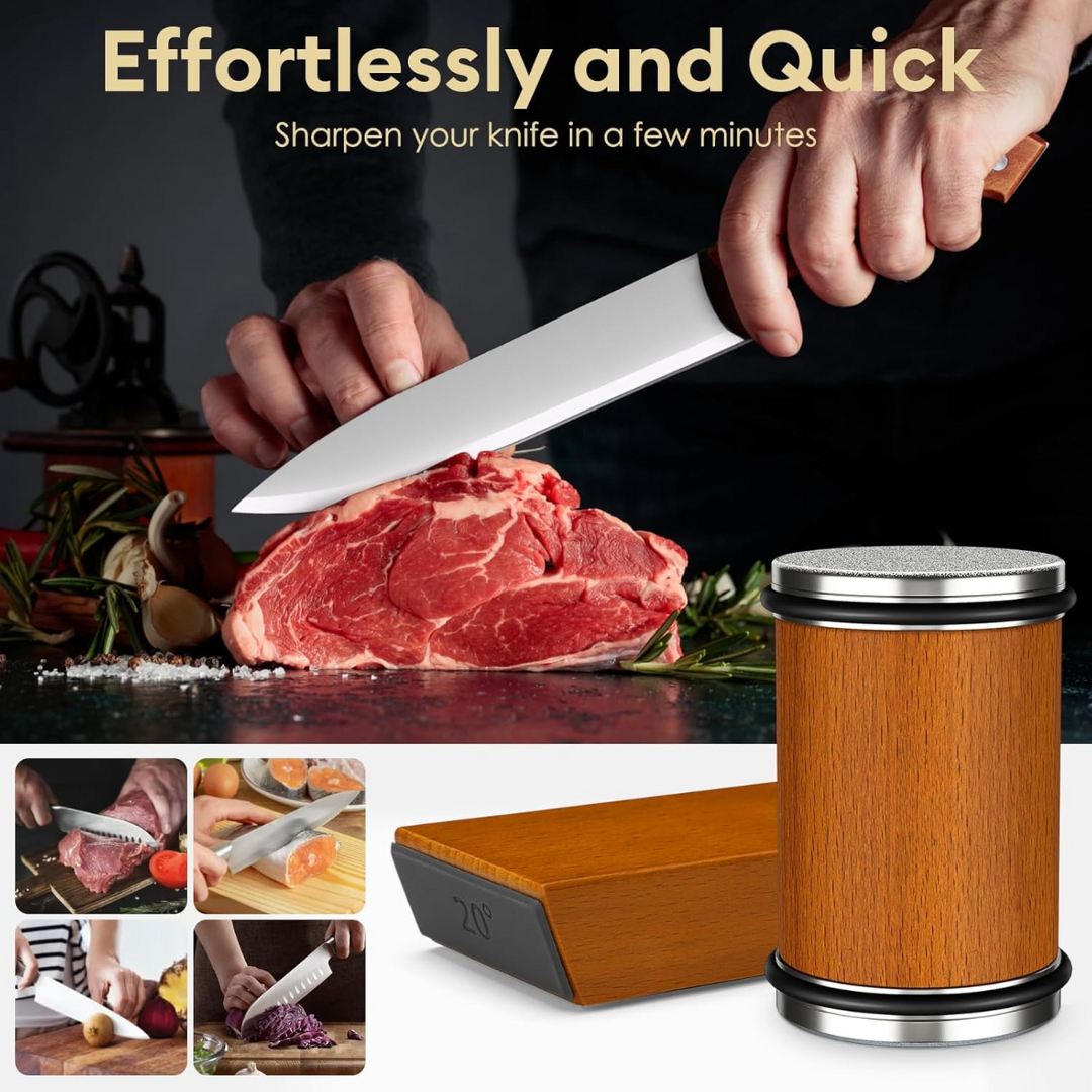 diamond precision rolling knife sharpener blade care