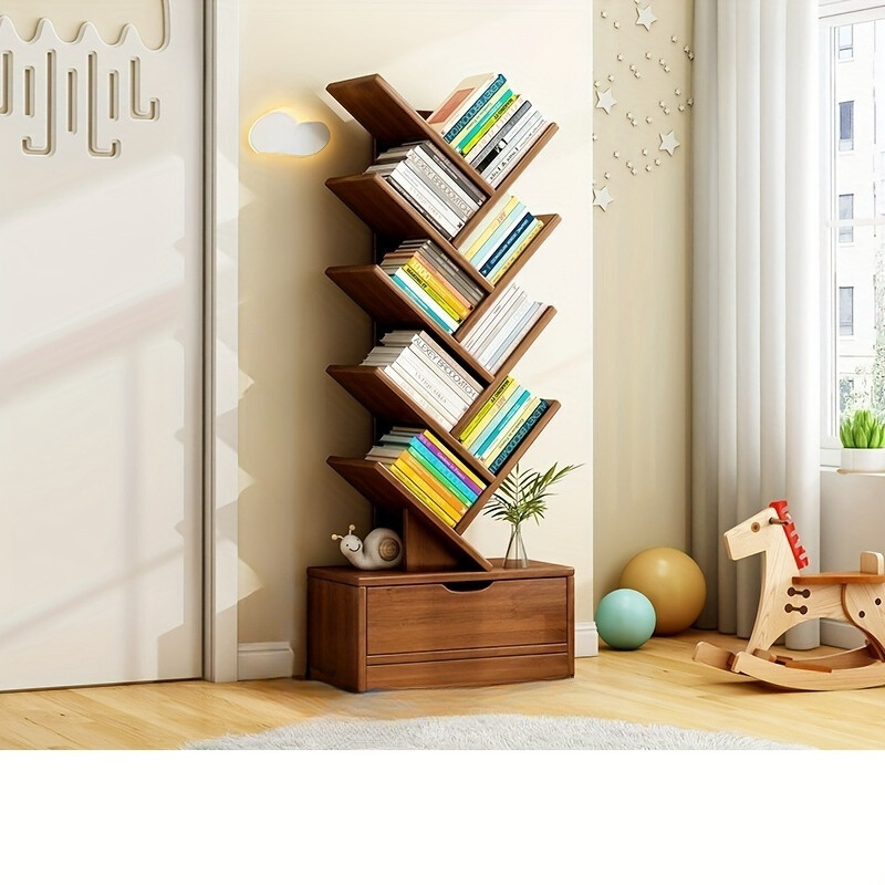 vertical bookcase space saving storage solution