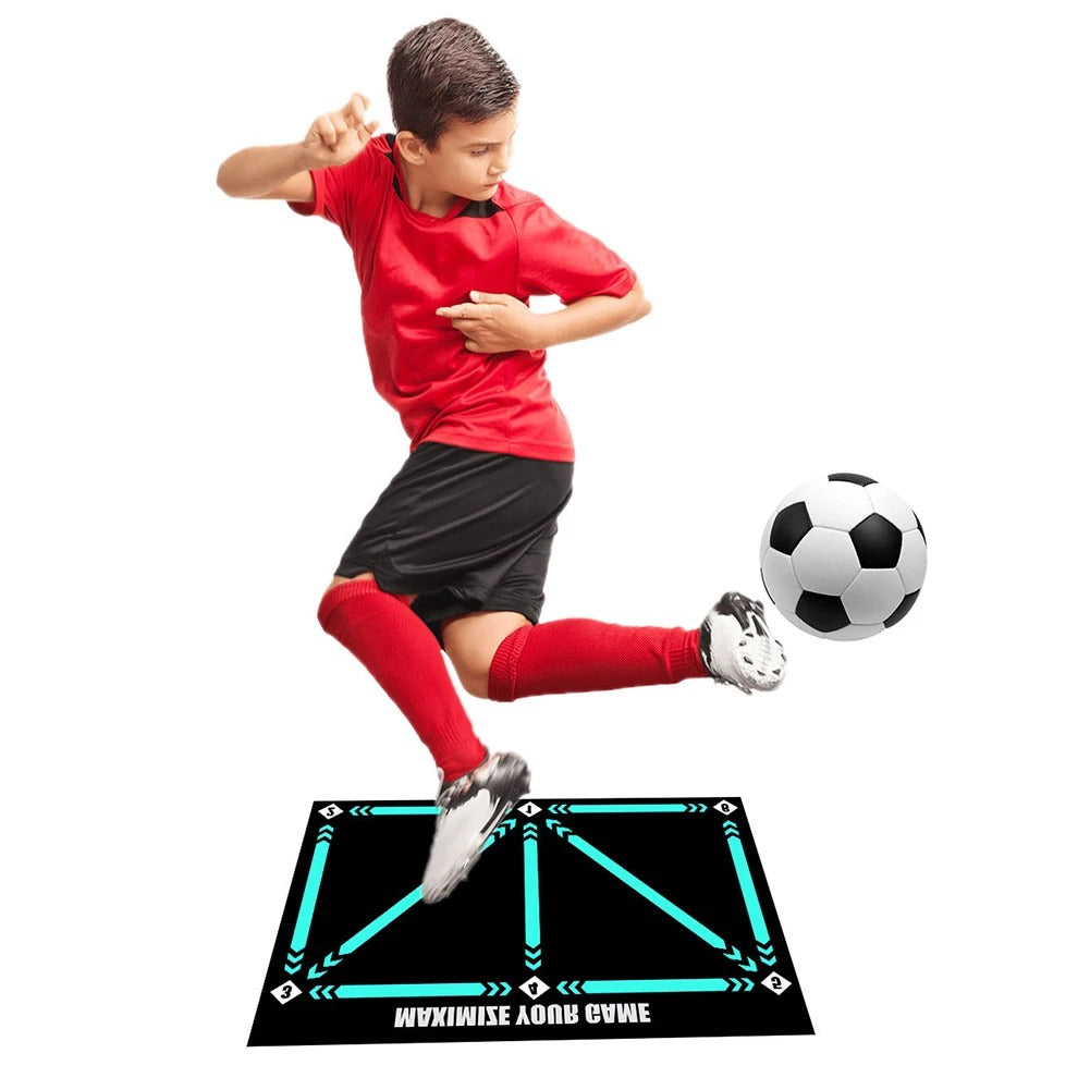 soccer training mat anti slip noise reduction