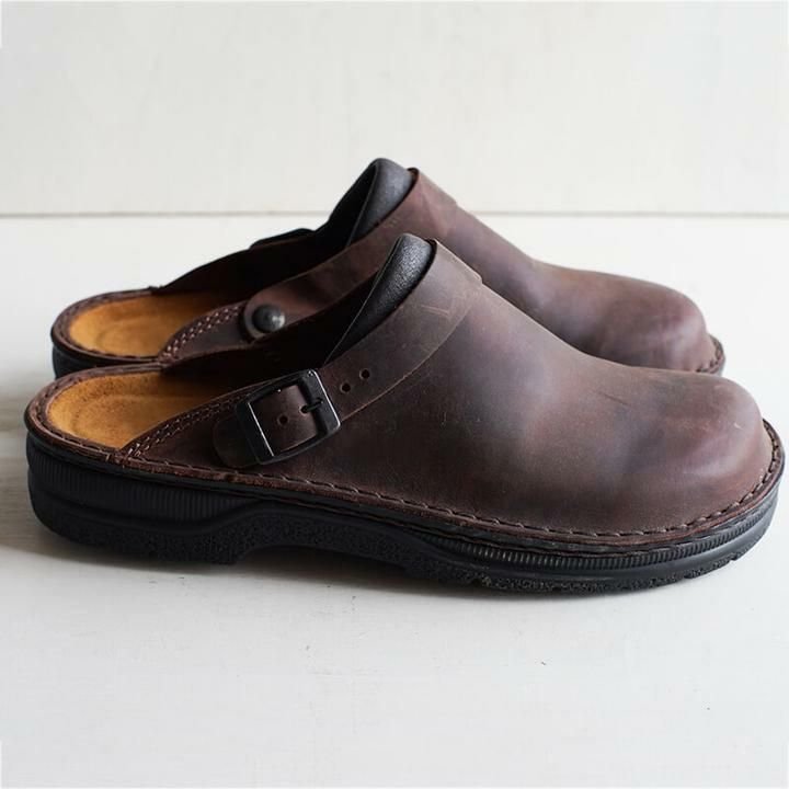 berken leather slippers for men