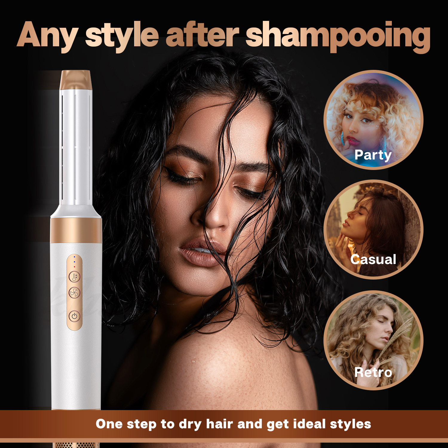 7 in 1 airwrap hair styler multi functional tool curls waves straighte