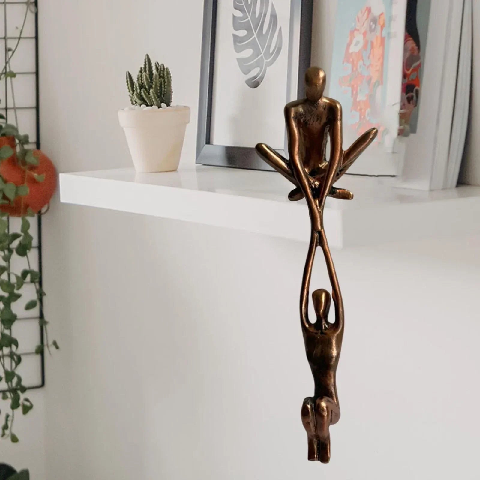 eternal love strength sculpture figurine home decor unique item