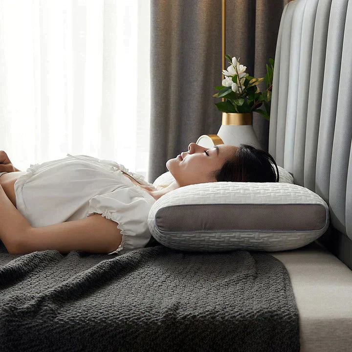 hybrid pillow back side sleepers
