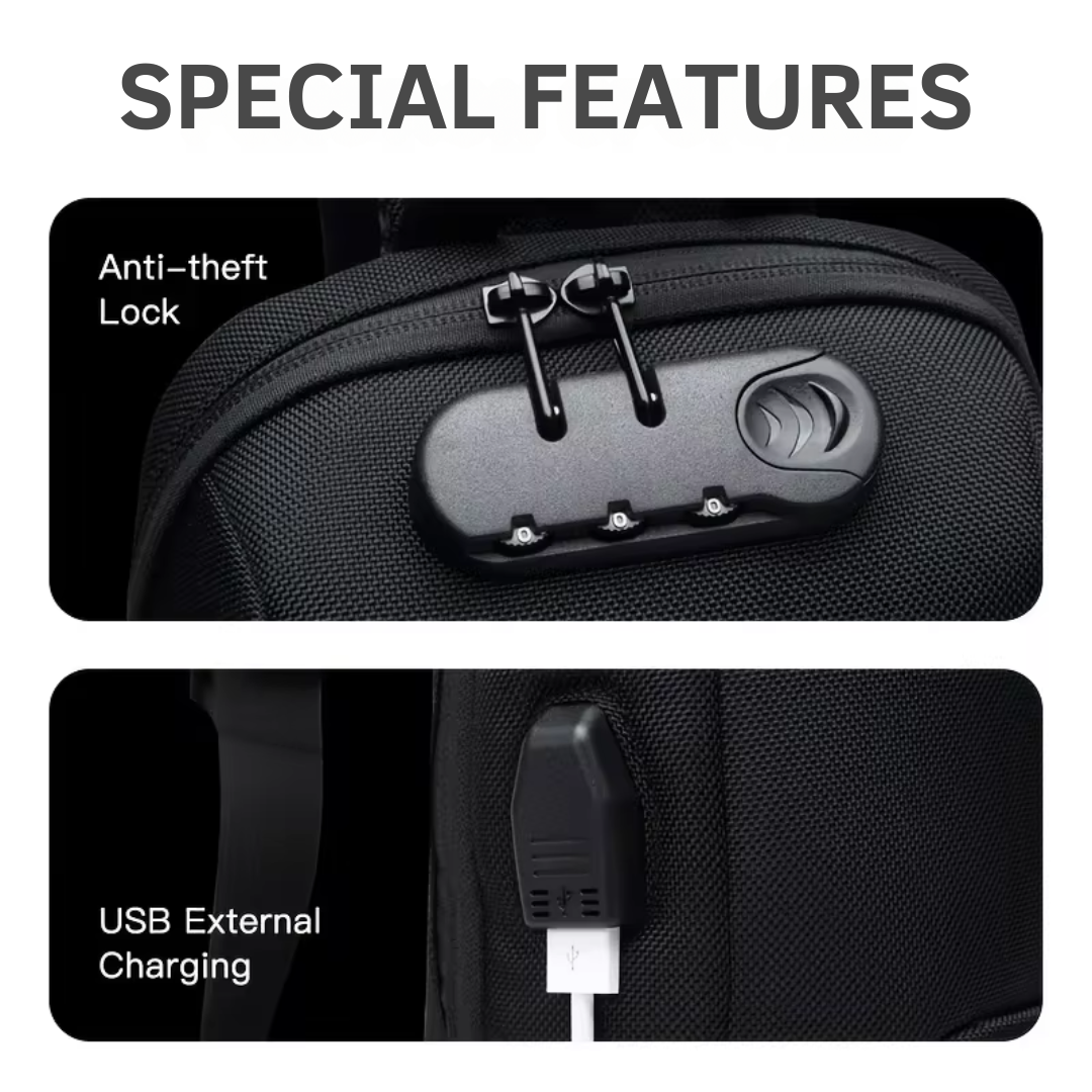 anti theft crossbody bag charging lock ultimate security