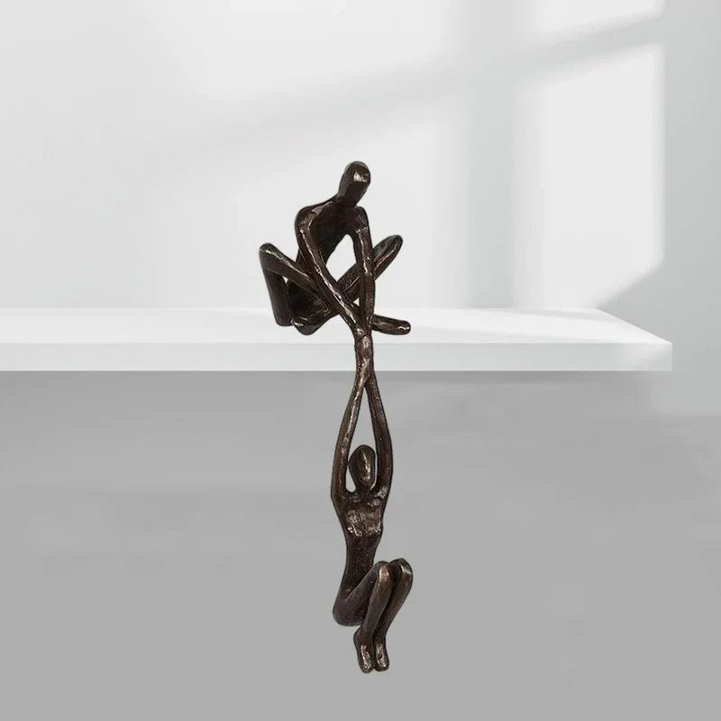 eternal love strength sculpture figurine home decor unique item