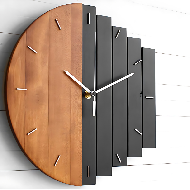 clarity time silent wall clock timeless minimalist design elegant inte