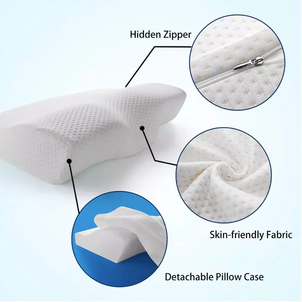deep sleep orthopedic memory foam pillow