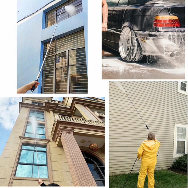 4000 psi telescoping pressure washer wand set gutter roof cleaning