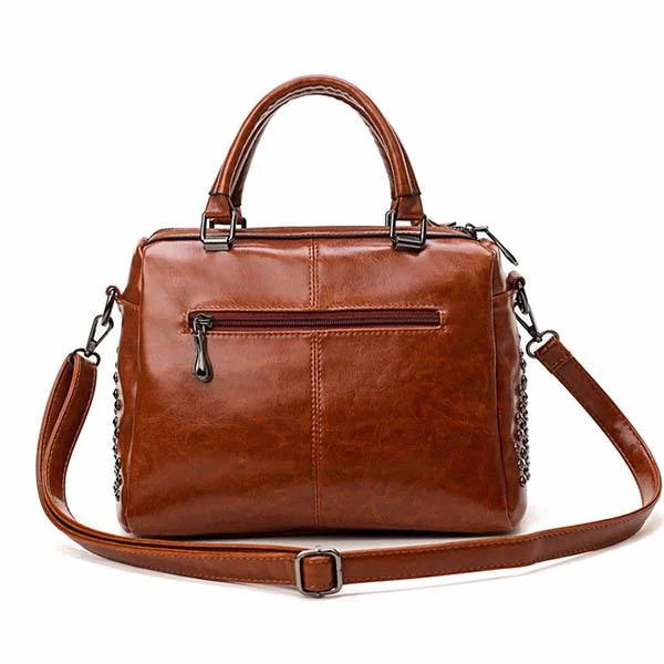 elegant soft leather shoulder bag for women versatile everyday use