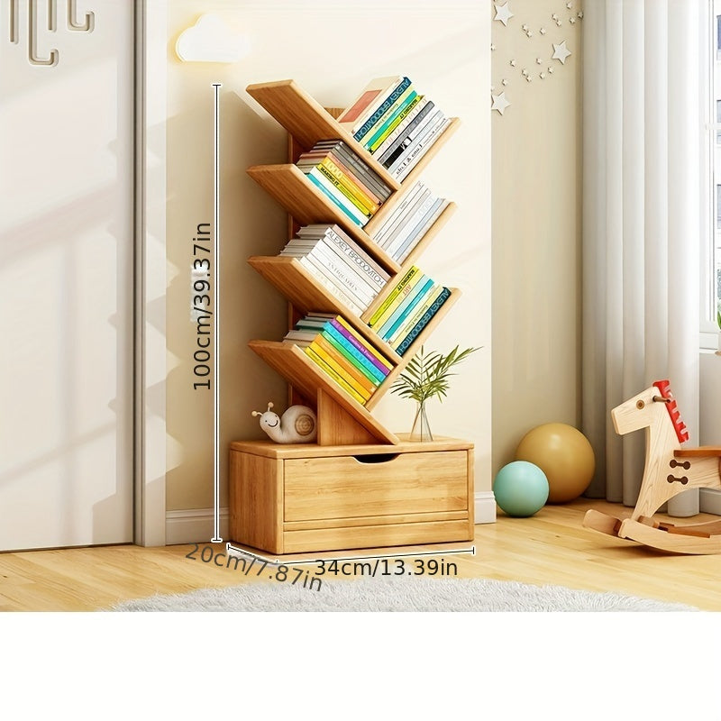 vertical bookcase space saving storage solution