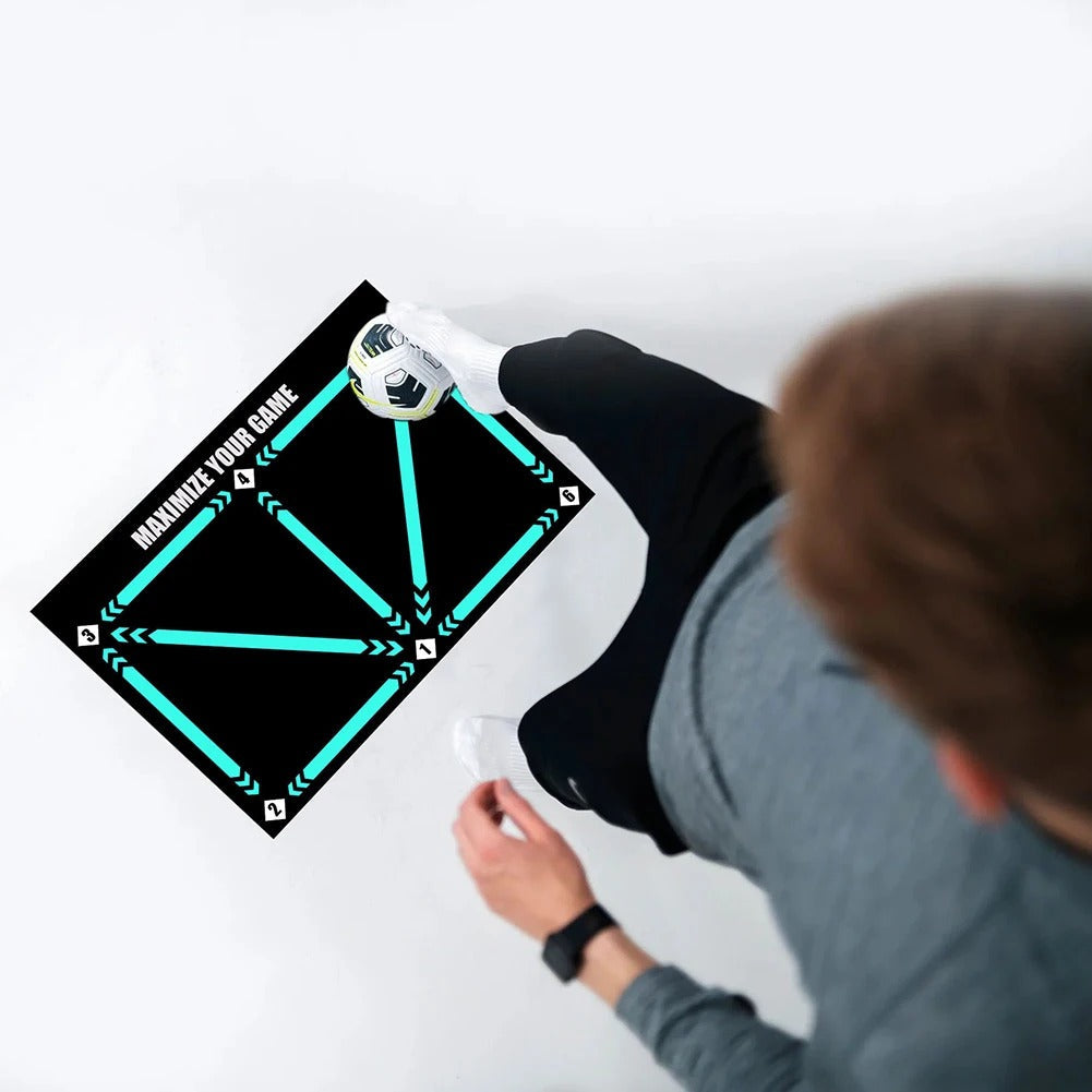 soccer training mat anti slip noise reduction