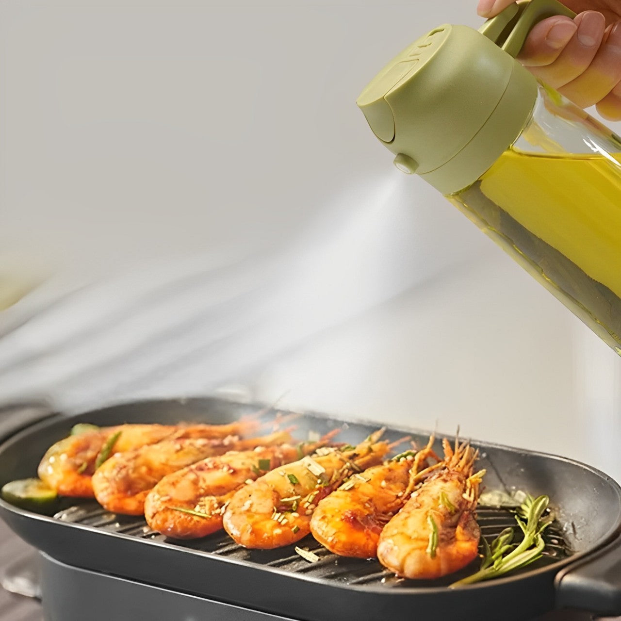 2 in 1 olive oil dispenser sprayer cooking salad frying bbq