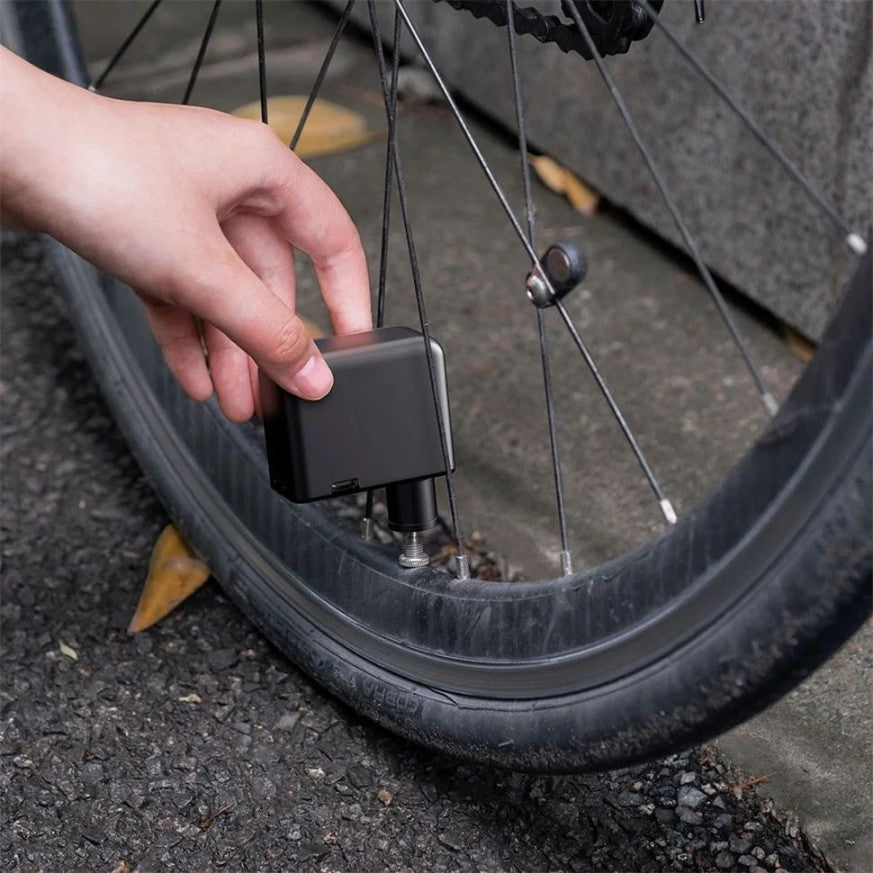 ultra compact mini electric bicycle pump type c rechargeable battery