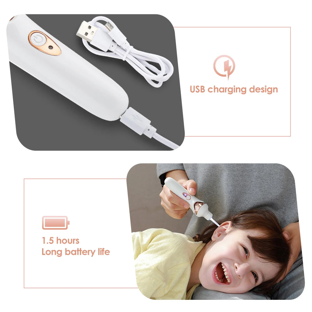 cordless ear wax remover gentle safe eco friendly