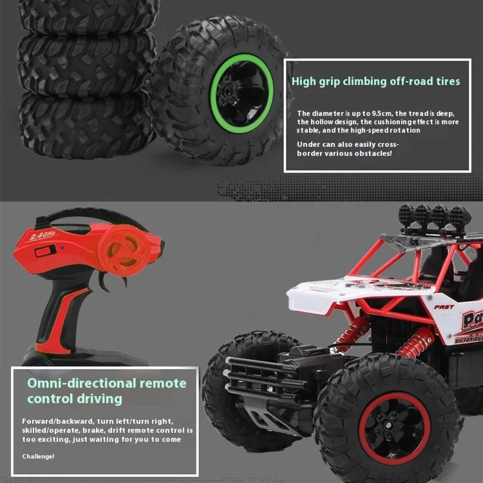 4x4 rock crawler monster truck