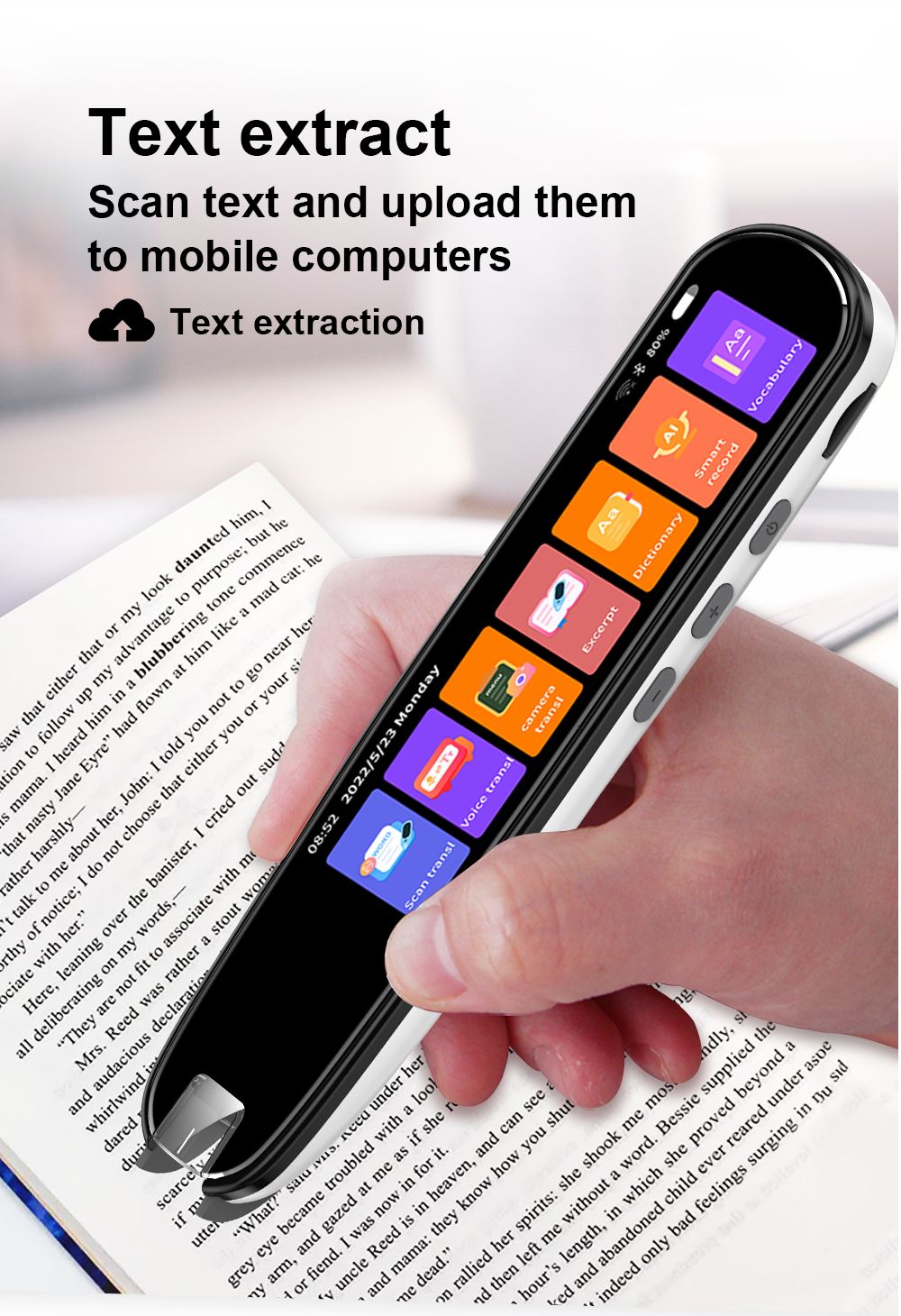 precision 112 instant text speech translation reading pen