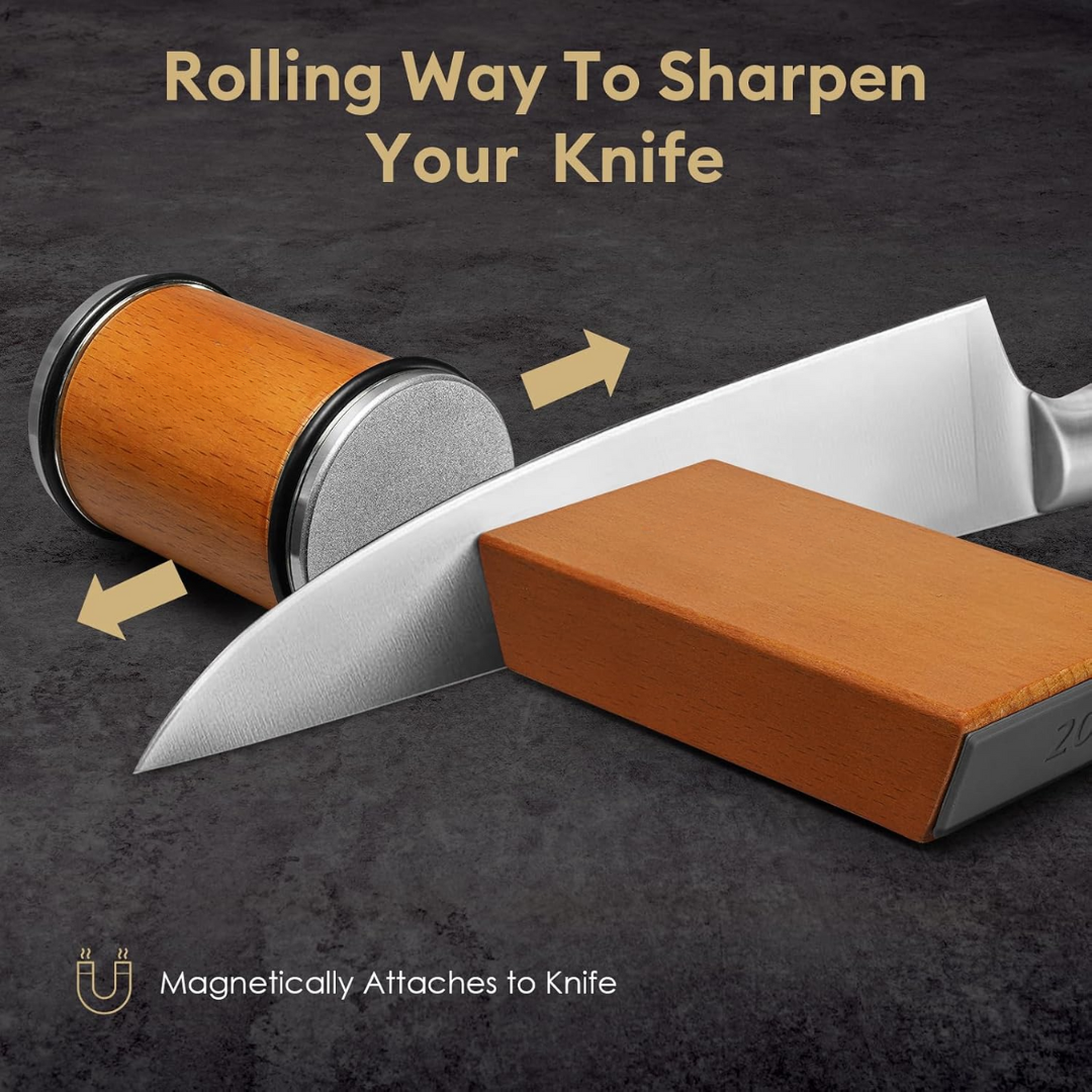 diamond precision rolling knife sharpener blade care