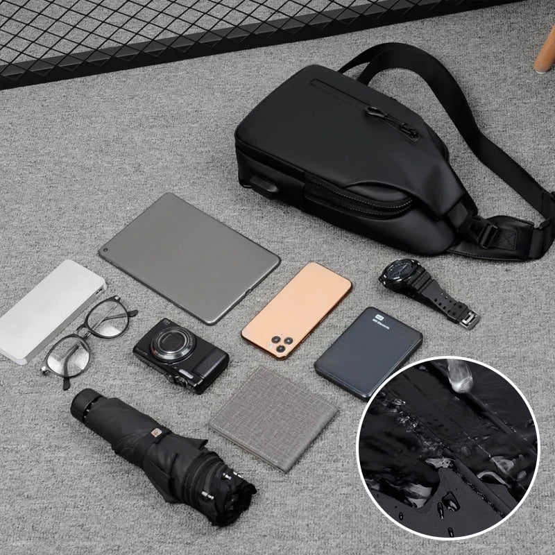 waterproof anti theft crossbody bag secure sling bag for travel