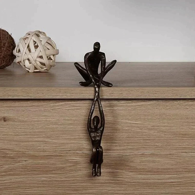 eternal love strength sculpture figurine home decor unique item